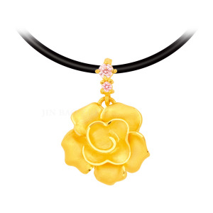 珍愛花語(小)-黃金墜子 珍愛花語(小)-黃金墜子