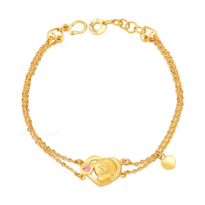 啾一下-哆啦a夢黃金手鍊-Doraemon 啾一下-哆啦a夢黃金手鍊-Doraemon