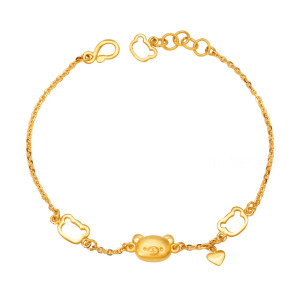 悠悠時光-拉拉熊黃金手鍊-Rilakkuma 悠悠時光-拉拉熊黃金手鍊-Rilakkuma