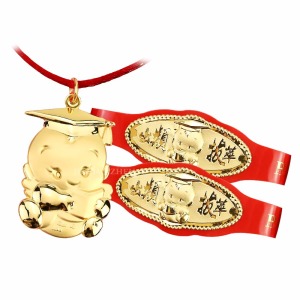 小博士-彌月金飾禮盒(0.30錢) 小博士-彌月金飾禮盒(0.30錢)