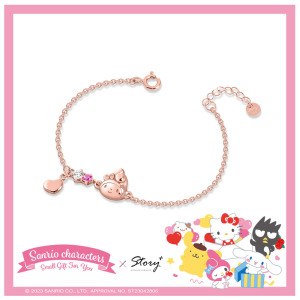 My Melody 美樂蒂禮物純銀手鍊-Small Gift for U系列 My Melody 美樂蒂禮物純銀手鍊-Small Gift for U系列