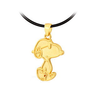 悠遊史努比-SNOOPY黃金墜子 悠遊史努比-SNOOPY黃金墜子