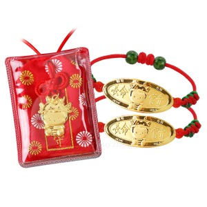 可愛龍福袋款-龍年彌月金飾禮盒(0.10錢/0.20錢) 可愛龍福袋款-龍年彌月金飾禮盒(0.10錢/0.20錢)