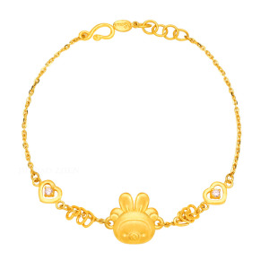 舒適時光-拉拉熊黃金手鍊-Rilakkuma 舒適時光-拉拉熊黃金手鍊-Rilakkuma