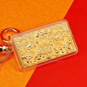 金虎爺-黃金開運平安吊飾 金虎爺-黃金開運平安吊飾