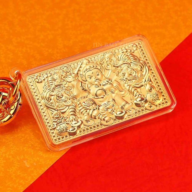 武財神-黃金開運平安吊飾