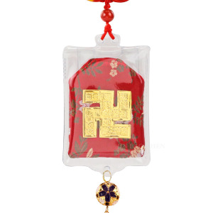 黃金御守-卍字/萬字(0.10錢) 黃金御守-卍字/萬字(0.10錢)