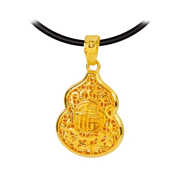 福氣葫蘆-黃金墜子