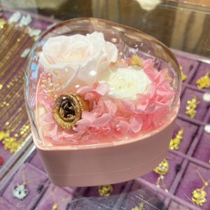 永生花首飾盒(顏色隨機) 永生花首飾盒(顏色隨機)