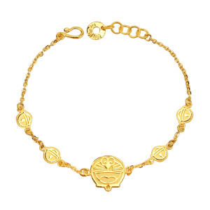 笑開懷-哆啦a夢黃金手鍊-Doraemon 笑開懷-哆啦a夢黃金手鍊-Doraemon