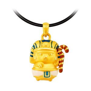 法老王嚕嚕墜子-黃阿瑪的後宮生活金飾 法老王嚕嚕墜子-黃阿瑪的後宮生活金飾