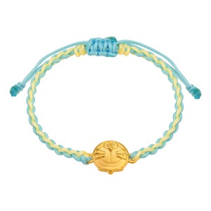 開心哆啦a夢-黃金手鍊編織款-Doraemon 開心哆啦a夢-黃金手鍊編織款-Doraemon