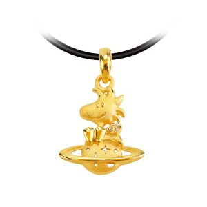 星空探險-史塔克黃金墜子-SNOOPY 星空探險-史塔克黃金墜子-SNOOPY