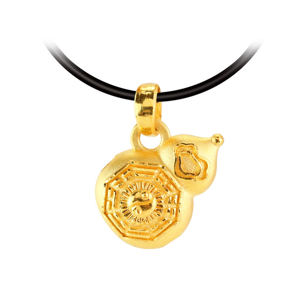 如意八卦葫蘆黃金墜子-濟公法器