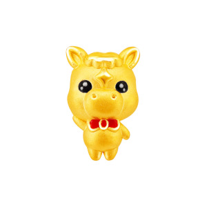 吉運福氣馬金珠-生肖馬-12生肖金飾 吉運福氣馬金珠-生肖馬-12生肖金飾