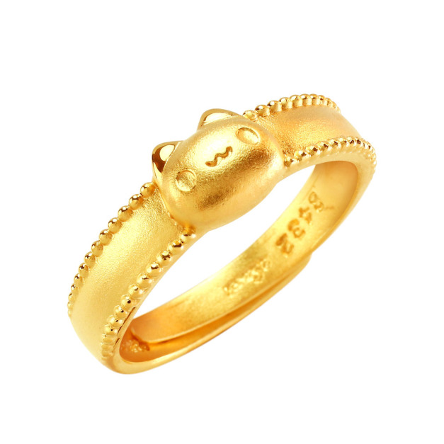 咖波黃金男戒指-經典咖波-貓貓蟲咖波BugcatCapoo 咖波黃金男戒指-經典咖波-貓貓蟲咖波BugcatCapoo