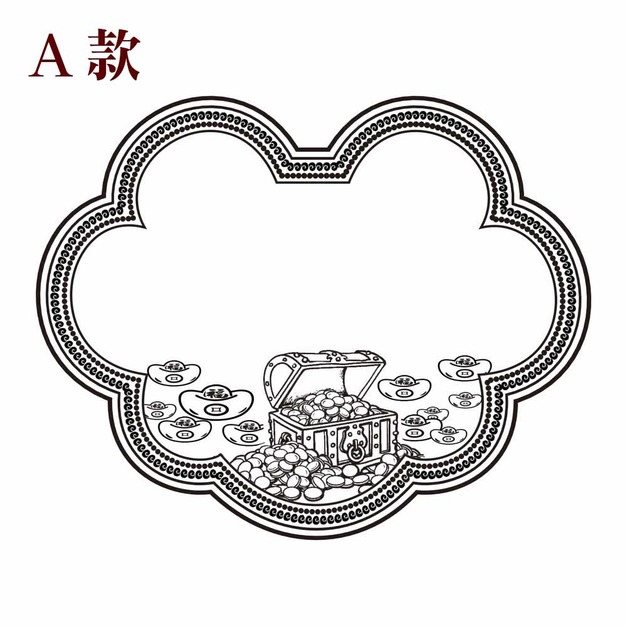 如意招財進寶-立體浮雕神明金牌(0.20錢起)