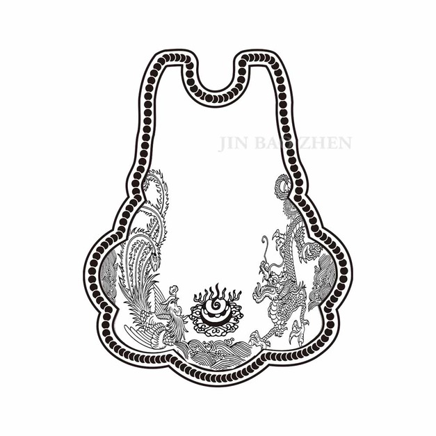 福如天龍祥鳳-葫蘆立體浮雕神明金牌(0.20錢起)