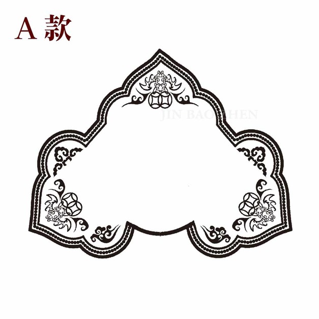 桃心立體浮雕神明金牌(0.20錢起)