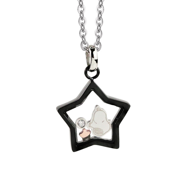 史努比SNOOPY-RockStar-鋼飾墜子