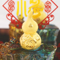葫蘆福祿吉祥-入厝禮推薦純黃金藝術擺件_1 葫蘆福祿吉祥-入厝禮推薦純黃金藝術擺件_1