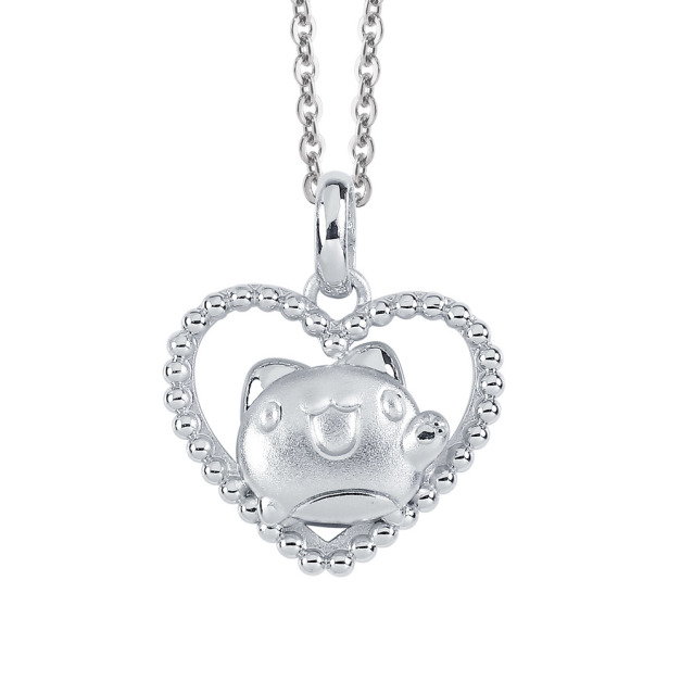 咖波純銀墜子-愛心咖波-貓貓蟲咖波BugcatCapoo 咖波純銀墜子-愛心咖波-貓貓蟲咖波BugcatCapoo