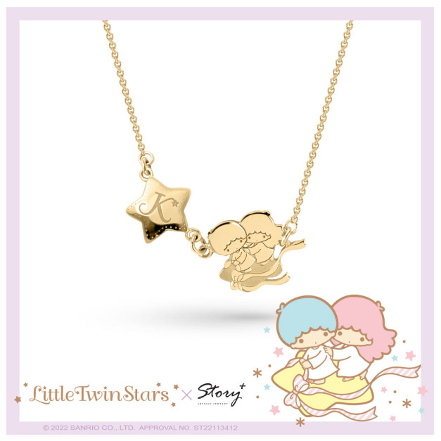 飛向星空-KikiLala雙星仙子-客製純銀項鍊 飛向星空-KikiLala雙星仙子-客製純銀項鍊