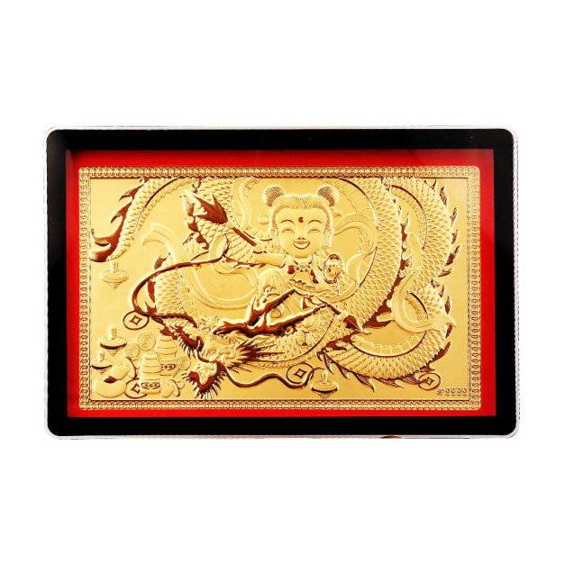 中壇元帥-相框式黃金擺件 中壇元帥-相框式黃金擺件