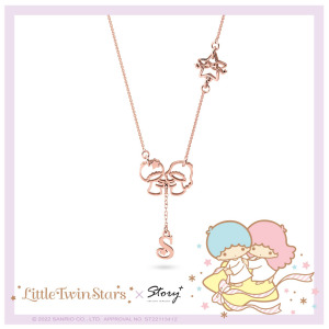 星語心願-KikiLala雙星仙子-客製純銀項鍊 星語心願-KikiLala雙星仙子-客製純銀項鍊