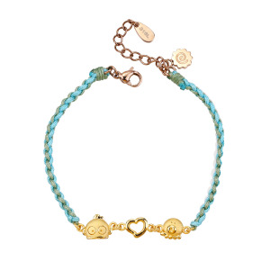 人魚漢頓黃金編織手鍊-Hangyodon黃金手鍊 人魚漢頓黃金編織手鍊-Hangyodon黃金手鍊