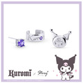 酷洛米-I Love Kuromi-純銀耳環-經典系列 酷洛米-I Love Kuromi-純銀耳環-經典系列
