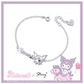 酷洛米Kuromi・小惡魔外框-客製字母純銀手鍊 酷洛米Kuromi・小惡魔外框-客製字母純銀手鍊