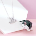酷洛米Kuromi・HELLOO小惡魔-客製字母純銀項鍊_1 酷洛米Kuromi・HELLOO小惡魔-客製字母純銀項鍊_1