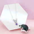 酷洛米Kuromi - Lucky Heart誕生石小惡魔-客製純銀項鍊_1 酷洛米Kuromi - Lucky Heart誕生石小惡魔-客製純銀項鍊_1