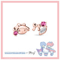 美樂蒂-MyMelody-晶鑽純銀耳環-Sanrio學院Mix系列_1 美樂蒂-MyMelody-晶鑽純銀耳環-Sanrio學院Mix系列_1