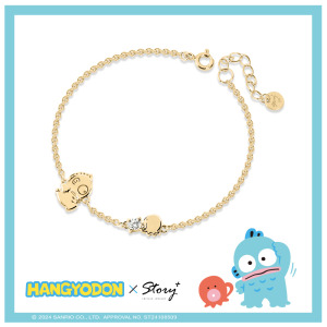 人魚漢頓 Hangyodon-守護誕生石-客製純銀手鍊 人魚漢頓 Hangyodon-守護誕生石-客製純銀手鍊