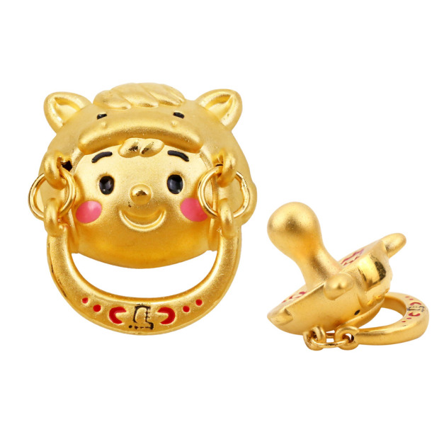 馬寶寶奶嘴-彌月金飾-黃金奶嘴 馬寶寶奶嘴-彌月金飾-黃金奶嘴