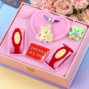 馬到發財-馬年彌月金飾禮盒(0.10錢) 馬到發財-馬年彌月金飾禮盒(0.10錢)