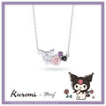 酷洛米-Kuromi-珠貝花純銀項鍊-繁花系列 酷洛米-Kuromi-珠貝花純銀項鍊-繁花系列