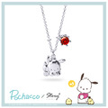 帕恰狗-Pochacco-誕生石-客製純銀項鍊 帕恰狗-Pochacco-誕生石-客製純銀項鍊