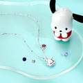 帕恰狗-Pochacco-誕生石-客製純銀項鍊_1 帕恰狗-Pochacco-誕生石-客製純銀項鍊_1