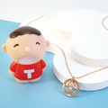 大寶 Minna No Tabo&Me-圓牌晶鑽-客製純銀項鍊_1 大寶 Minna No Tabo&Me-圓牌晶鑽-客製純銀項鍊_1
