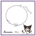 酷洛米-Kuromi-珠貝花純銀手鍊-繁花系列 酷洛米-Kuromi-珠貝花純銀手鍊-繁花系列