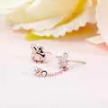 美樂蒂-MyMelody-蝴蝶晶鑽純銀耳環-童話仙子系列_3 美樂蒂-MyMelody-蝴蝶晶鑽純銀耳環-童話仙子系列_3