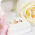 美樂蒂-MyMelody-珠貝花純銀耳環-繁花系列_2 美樂蒂-MyMelody-珠貝花純銀耳環-繁花系列_2