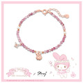 美樂蒂-MyMelody-蝴蝶晶鑽純銀手鍊-童話仙子系列 美樂蒂-MyMelody-蝴蝶晶鑽純銀手鍊-童話仙子系列