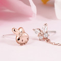 美樂蒂-MyMelody-蝴蝶晶鑽純銀耳環-童話仙子系列_8 美樂蒂-MyMelody-蝴蝶晶鑽純銀耳環-童話仙子系列_8