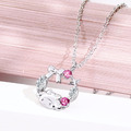 美樂蒂-MyMelody-晶鑽純銀項鍊-Sanrio學院Mix系列_3 美樂蒂-MyMelody-晶鑽純銀項鍊-Sanrio學院Mix系列_3