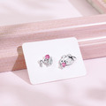 美樂蒂-MyMelody-晶鑽純銀耳環-Sanrio學院Mix系列_7 美樂蒂-MyMelody-晶鑽純銀耳環-Sanrio學院Mix系列_7