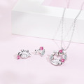 美樂蒂-MyMelody-晶鑽純銀項鍊-Sanrio學院Mix系列_7 美樂蒂-MyMelody-晶鑽純銀項鍊-Sanrio學院Mix系列_7